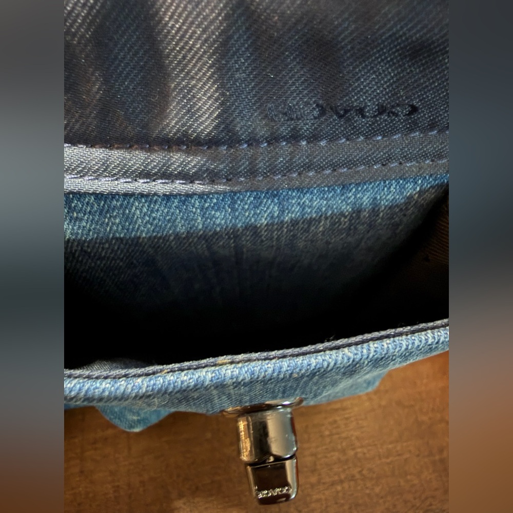 Coach Rucksack Backpack in Colorblock Denim - Picture 11 of 15
